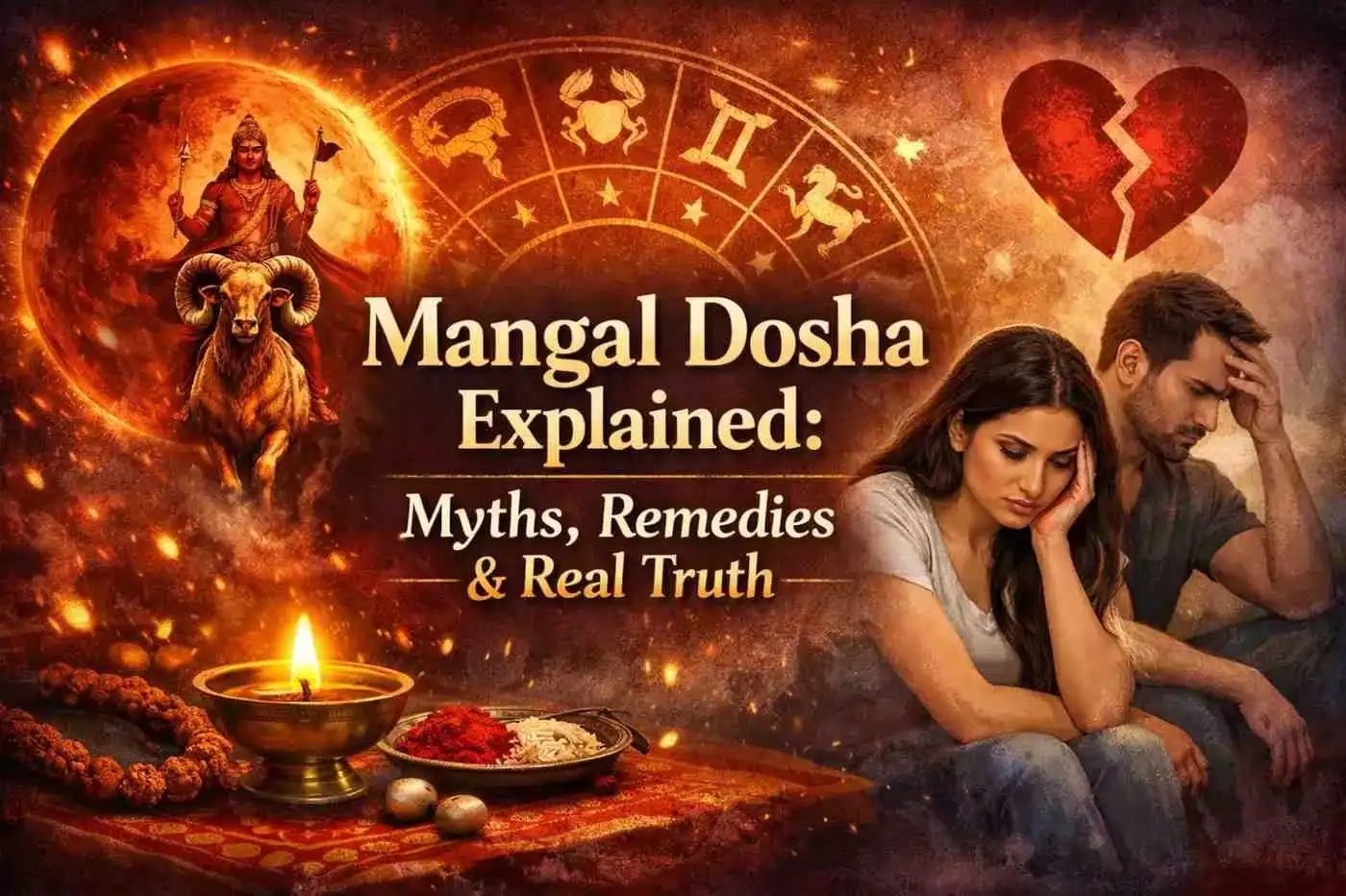 Mangal Dosha Explained: Myths, Remedies, and the Truth Beyond Fear