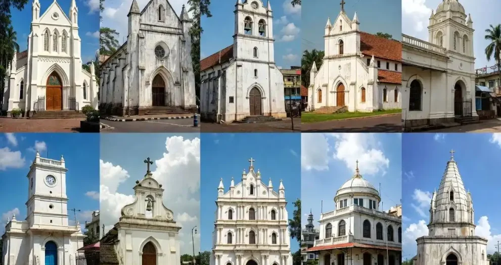 Explore the top 10 famous churches in India, renowned for breathtaking architecture, deep spiritual significance, and rich colonial and cultural heritage.