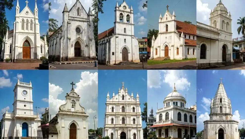 Explore the top 10 famous churches in India, renowned for breathtaking architecture, deep spiritual significance, and rich colonial and cultural heritage.