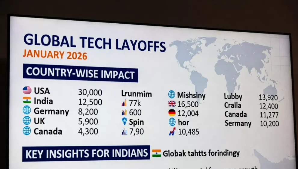 Global Tech Layoffs January 2026: Country-Wise Impact & Insights for Indians – BharatTone Exclusive