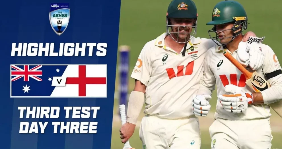 Ashes 2025-26 Day 3 Highlights: Head and Smith Bat England Out of the Game in Sydney