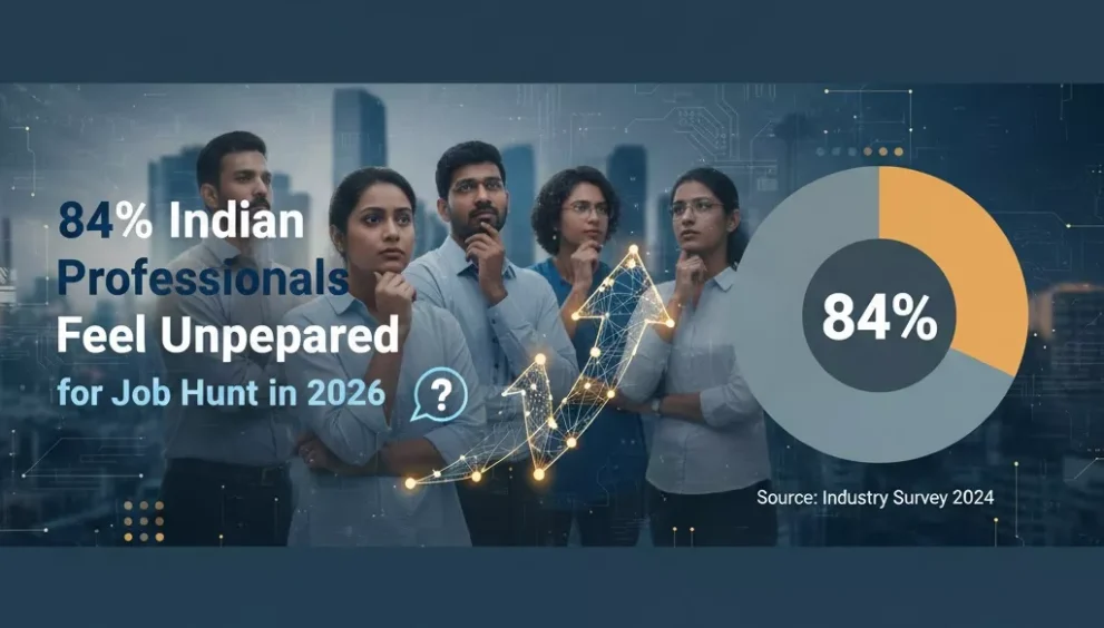 84% Indian Professionals Feel Unprepared for Job Hunt in 2026