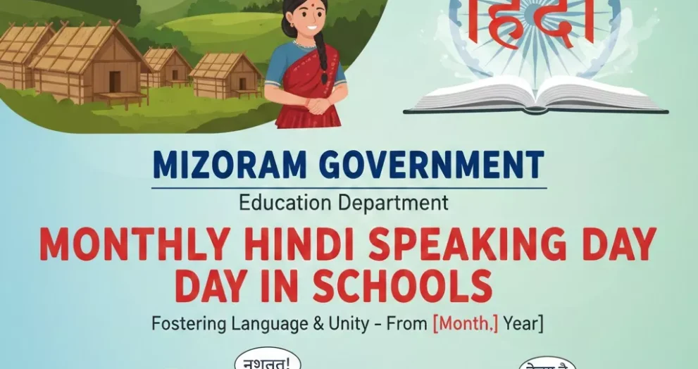 Mizoram Government to Introduce Monthly Hindi Speaking Day in Schools