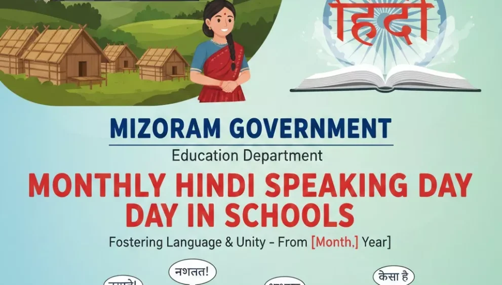 Mizoram Government to Introduce Monthly Hindi Speaking Day in Schools
