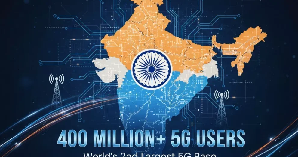 India now has the world’s second-largest 5G base, after China, with over 400 million users: Minister Jyotiraditya Scindia.