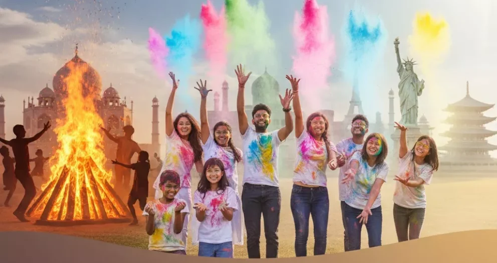 Holi 2026 Worldwide: Holika Dahan, Safe Colors & Tips
