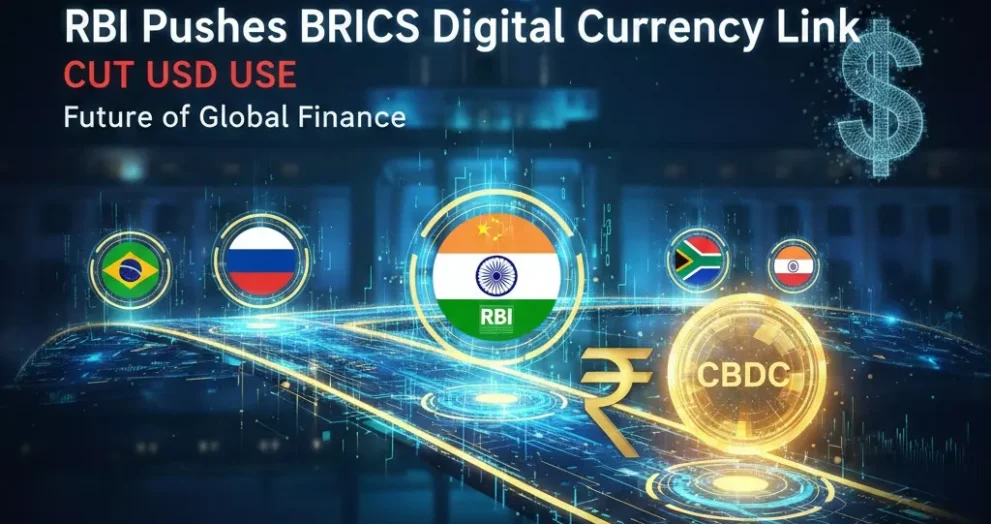 RBI Pushes BRICS Digital Currency Link to Cut USD Use