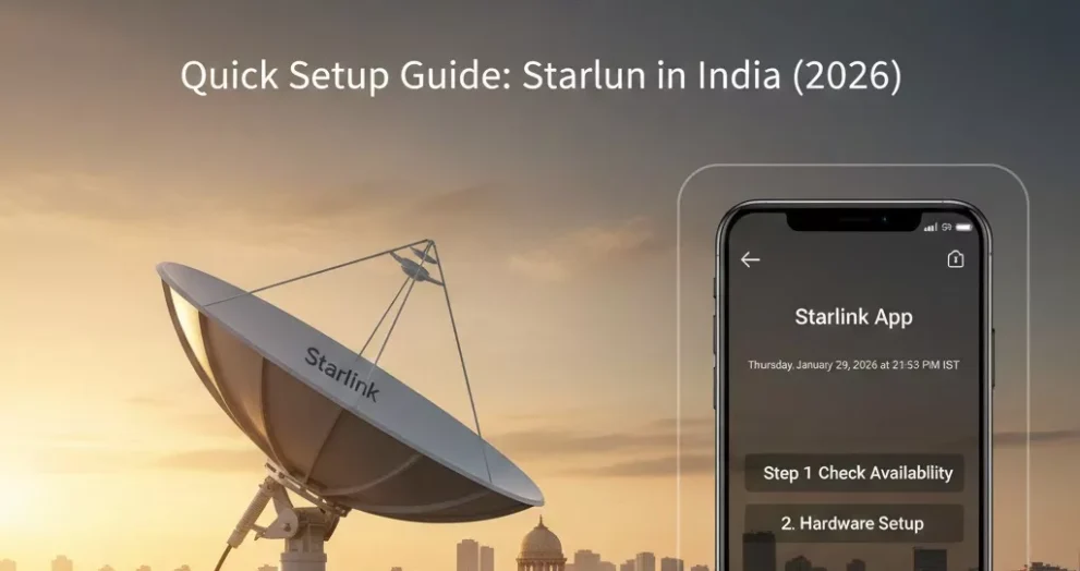 Starlink Internet in India: How to Use, Setup & Steps Guide