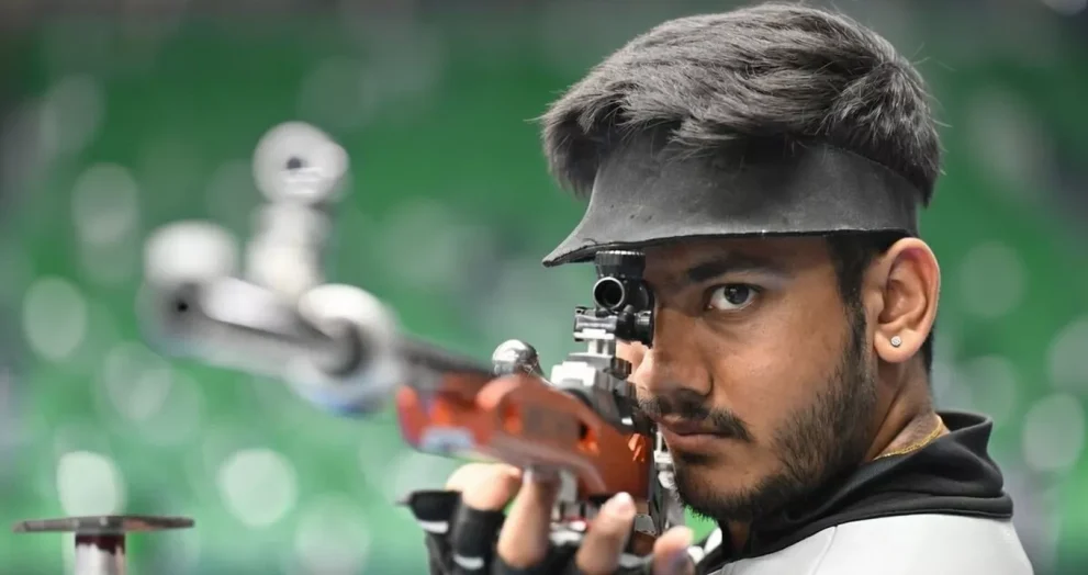India Sweeps Men's 50m Rifle 3P at Asian Championships 2026; Tomar Sets World Record