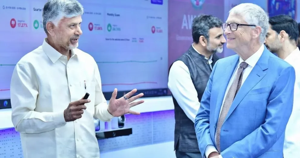 Bill Gates Visits Andhra Pradesh: Boosting AI in Health, Farming, and Governance
