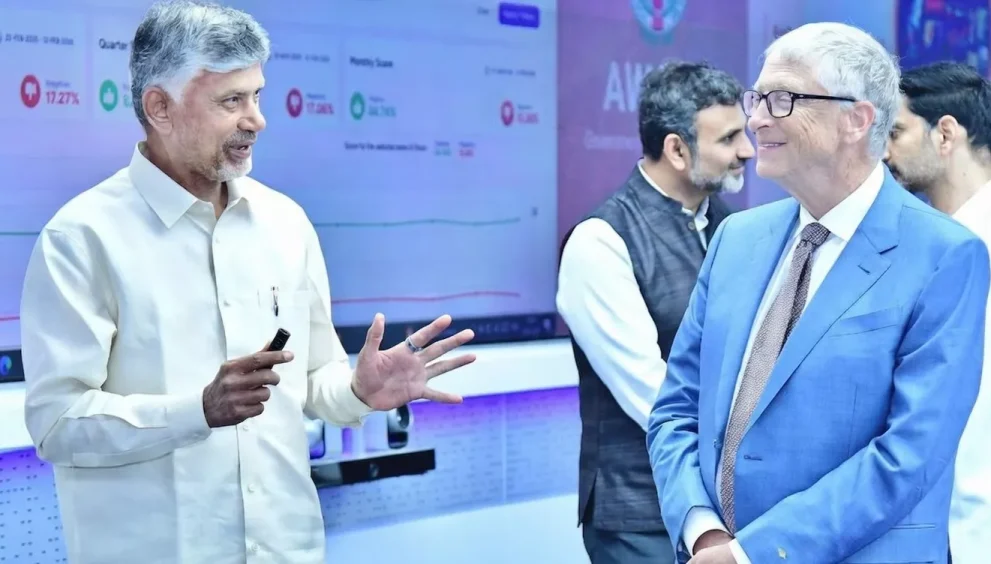 Bill Gates Visits Andhra Pradesh: Boosting AI in Health, Farming, and Governance