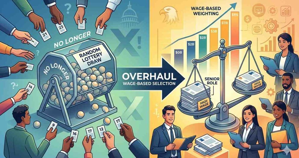US Scraps H-1B Lottery System: Wage-Based Selection Introduced for FY 2027