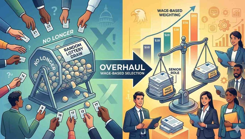 US Scraps H-1B Lottery System: Wage-Based Selection Introduced for FY 2027