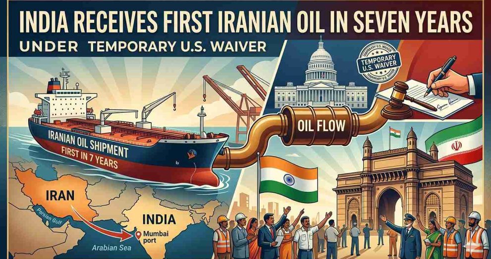 India Gets Iranian Oil After 7 Years Under US Waiver