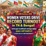 Women Voters Drive Record Turnout in TN & Bengal