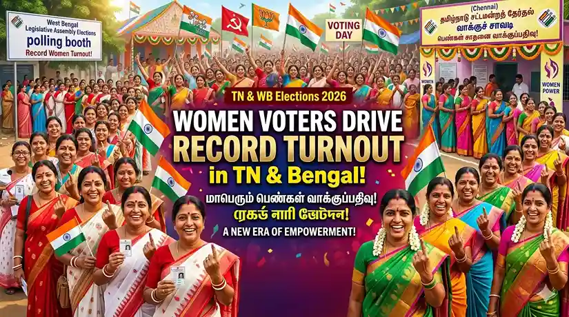 Women Voters Drive Record Turnout in TN & Bengal