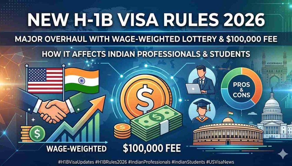 New H-1B Rules 2026: Big Impact on Indians