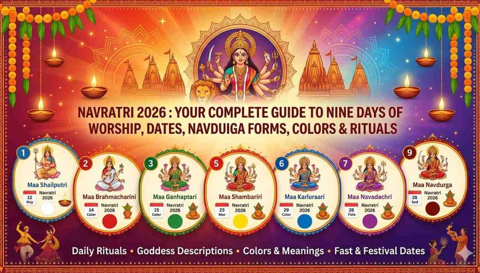 Navratri 2026: 9 Days, Dates, Colors & Rituals