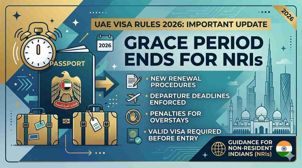 UAE Visa Rules 2026: Grace Period Ends for NRIs