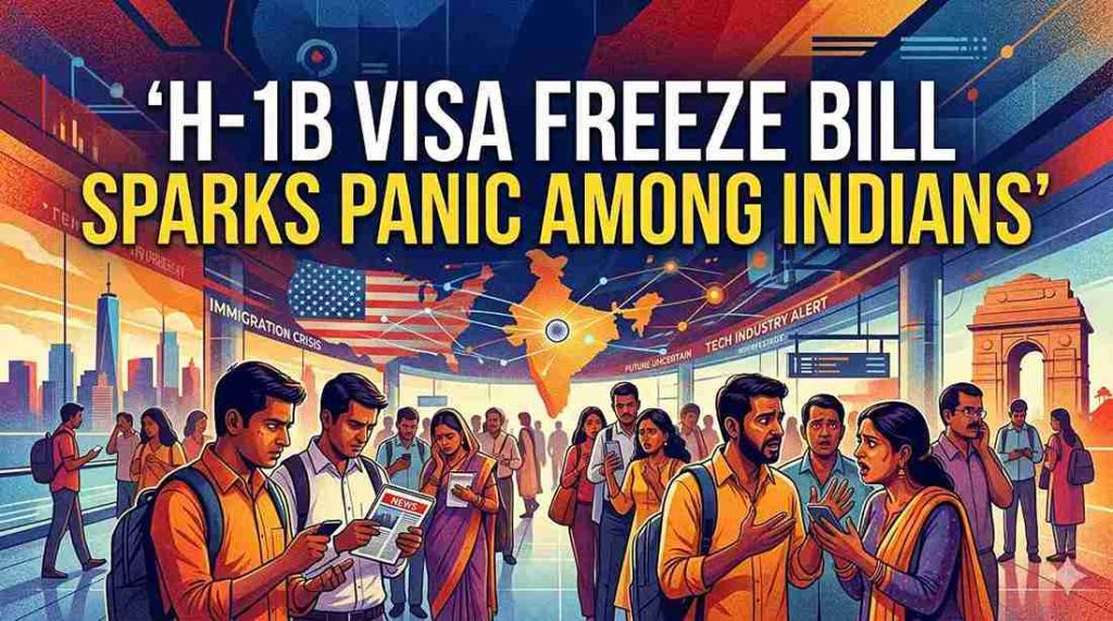 H-1B Visa Freeze Bill Sparks Panic Among Indians