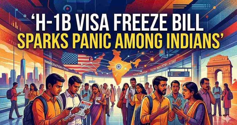 H-1B Visa Freeze Bill Sparks Panic Among Indians