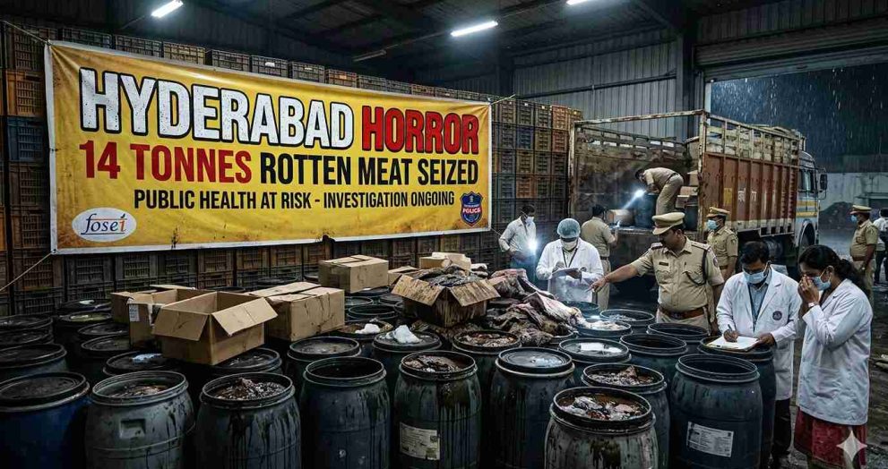 Hyderabad Horror: 14 Tonnes Rotten Meat Seized