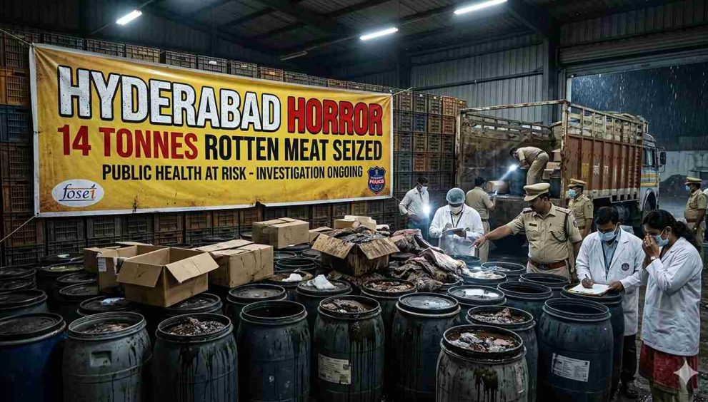 Hyderabad Horror: 14 Tonnes Rotten Meat Seized