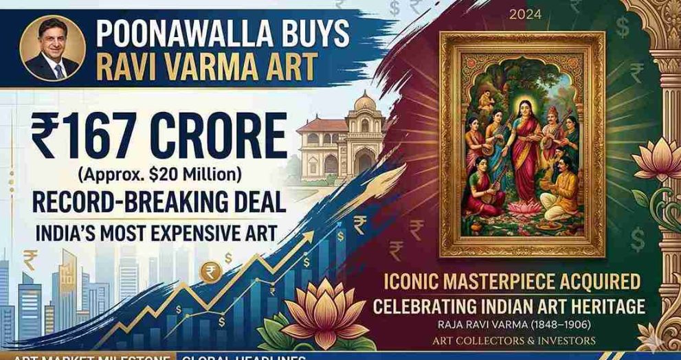 Poonawalla Buys Ravi Varma Art for ₹167 Cr