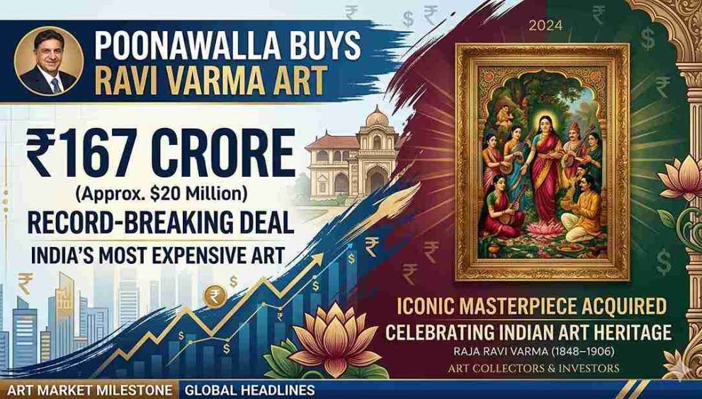 Poonawalla Buys Ravi Varma Art for ₹167 Cr