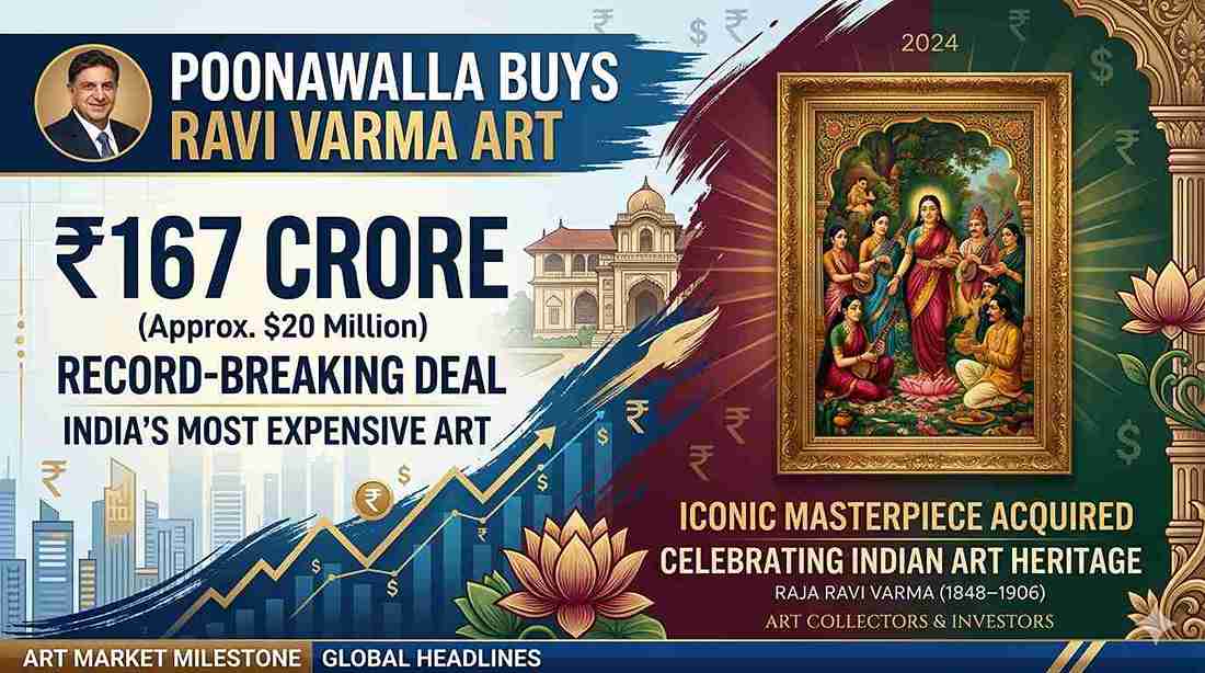 Poonawalla Buys Ravi Varma Art for ₹167 Cr