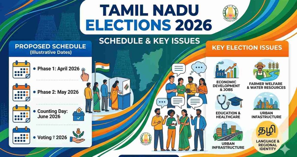 Tamil Nadu Elections 2026: Schedule & Key Issues
