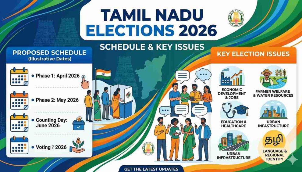 Tamil Nadu Elections 2026: Schedule & Key Issues