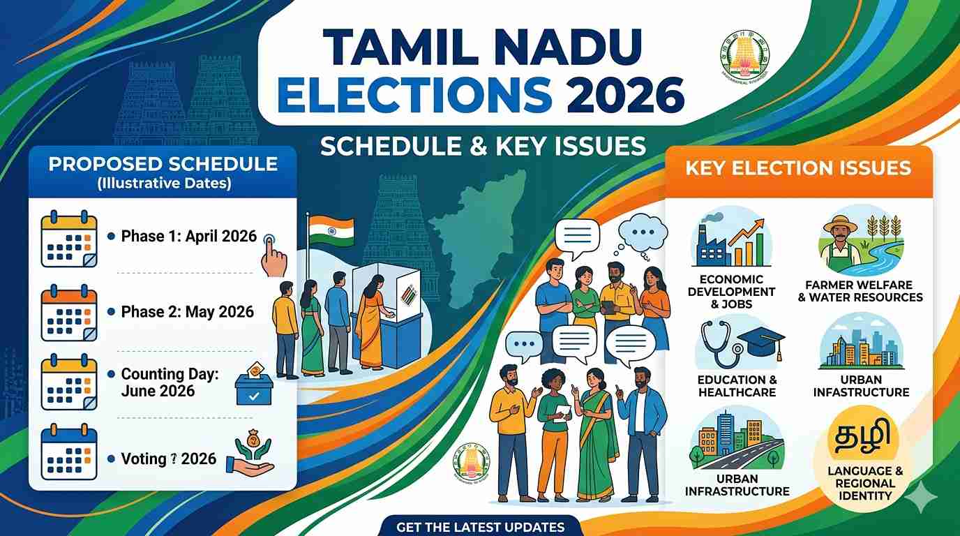 Tamil Nadu Elections 2026: Schedule & Key Issues