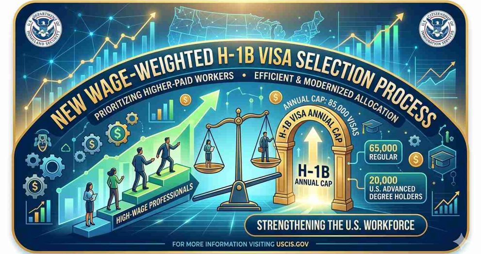 H-1B 2026: US Replaces Lottery with Wage System