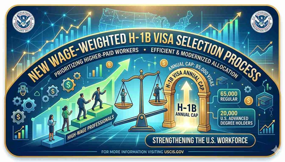 H-1B 2026: US Replaces Lottery with Wage System