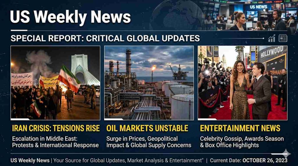 US Weekly News: Iran Crisis, Oil & Entertainment