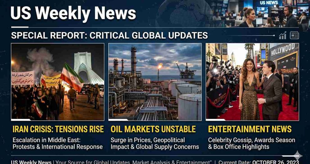 US Weekly News: Iran Crisis, Oil & Entertainment