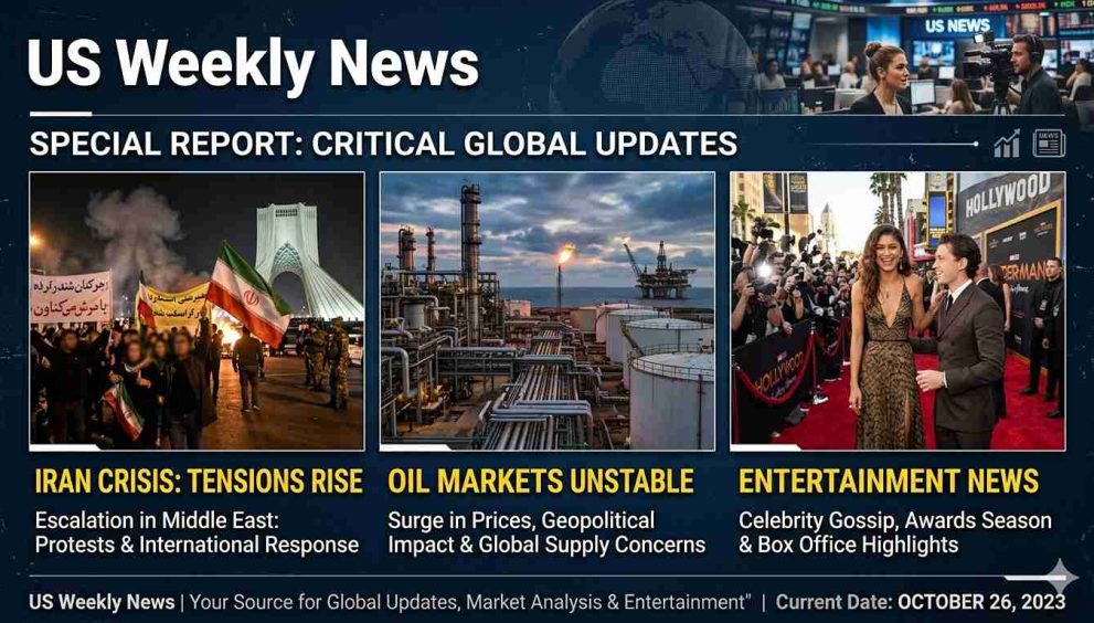 US Weekly News: Iran Crisis, Oil & Entertainment